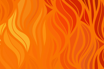 Vector wave background of doodle hand drawn lines