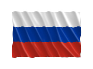 russische flagge