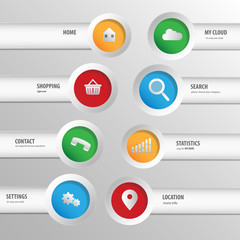 Online business button