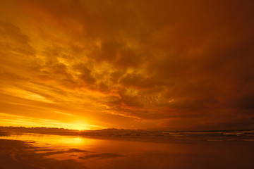 sunrise on the beach