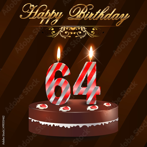 64 year happy birthday