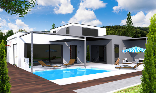 Concept maison 3D
