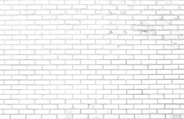 White brick wall vintage texture background