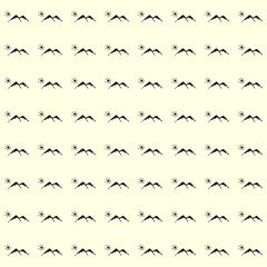 Pattern monti e sole