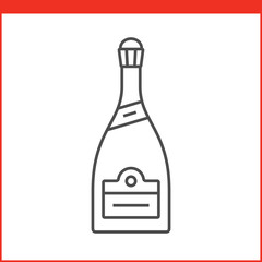 Alcohol bottle icon