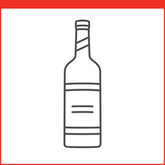 Alcohol bottle icon