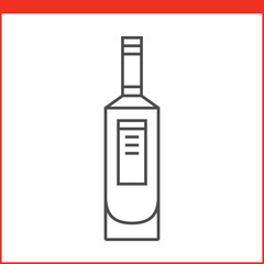 Alcohol bottle icon