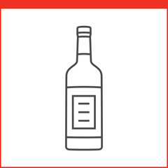 Alcohol bottle icon