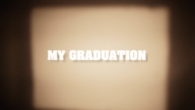 Film card projection my graduation