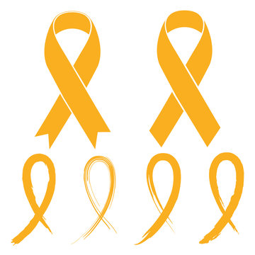 Gold ribbon - childhood cancer