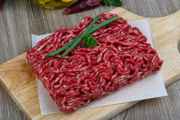 Minced beef