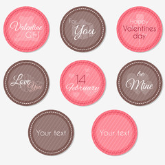 Valentine badge