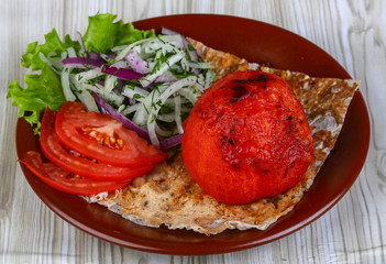 Grilled tomato
