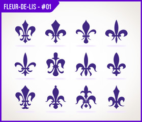 Fleur-De-Lis Graphic Collection #1