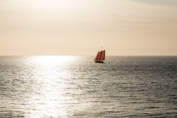 Red Sails at Sunset