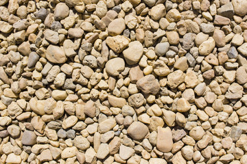 pebbly surface