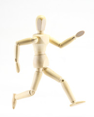 Wooden puppet expression