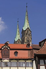 Obraz premium Bamberg Stadtansicht