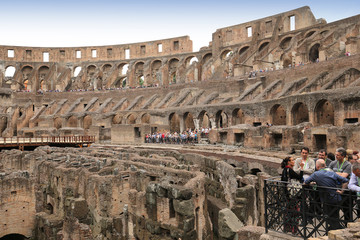 Colosseum amphitheatre, Rome, Italy