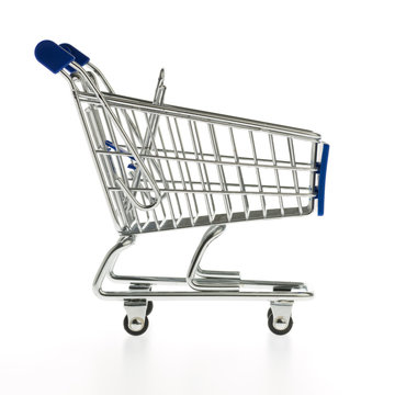blue shopping cart