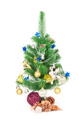Decorated Christmas tree