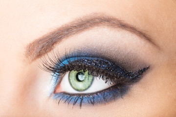 Obraz premium Eye close up makeup