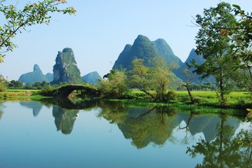 Karstlandschaft von Guilin, China