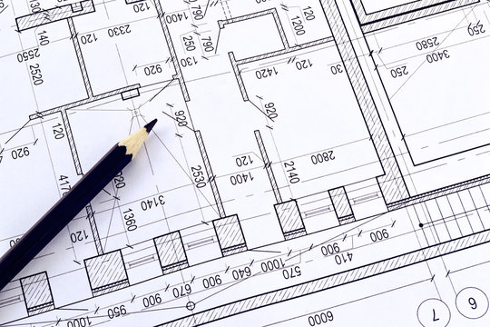 Drawing a floor plan of the building 