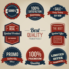 Premium quality vintage label design - 99332095