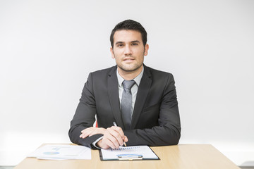 Portrait of young business man