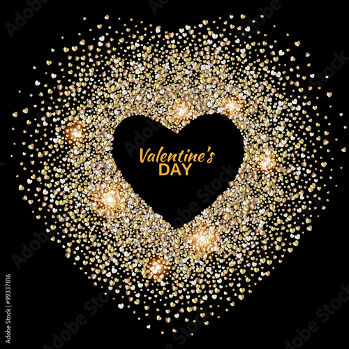 "Black valentines day background " Stock image and royalty-free vector