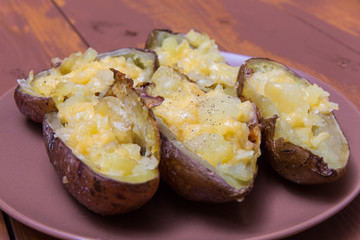 Twice baked potatoes