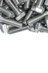 Industrial strong steel bolts / A mixture of industrial strong steel bolts