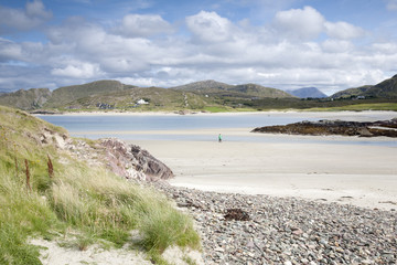 Glassillaun Beach, Killary Fjord, Connemara National Park, Count