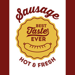 delicious sausage design 