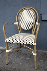 Parisian Chair outside French Cafe