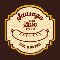 delicious sausage design 