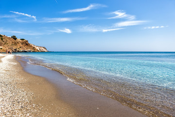Obraz premium Palaiochori beach, Milos island, Cyclades, Greece