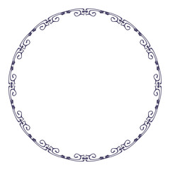 Abstract round frame