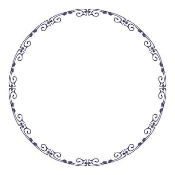 Abstract round frame