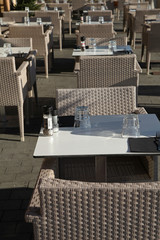 Terrasse de restaurant