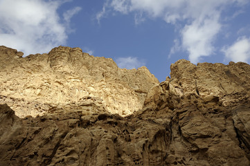 Fototapeta premium Ancient Sandstone mountains, Jordan