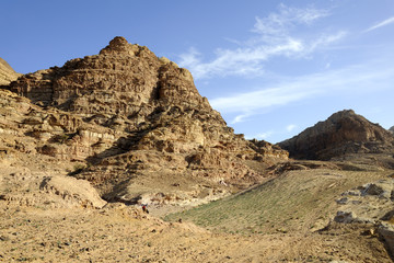 Desert mountain landscape, Jordan