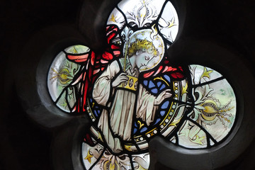 stained glass window