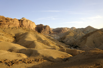 Desert mountain landscape, Jordan