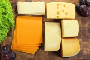 Hard cheeses.