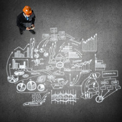 Man of construction profession