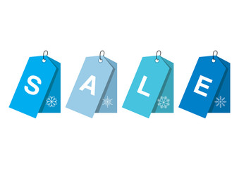 Price tag sale icon for season on white background 