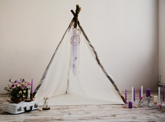 beautiful decoration for wedding photo shoot