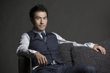 Portrait of confident businessman
